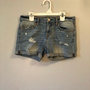 Aeropostale Jean Ripped Shorts